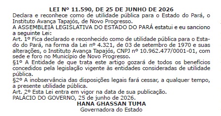 Instituto Avança Tapajós alcança reconhecimento como Utilidade Pública do Estado do Pará